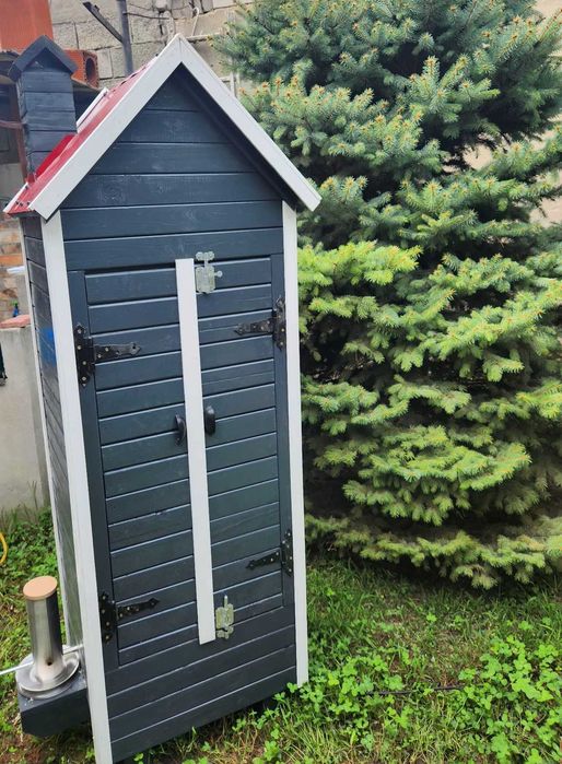 Afumători personalizate – din lemn cu interior din tabla galvanizată