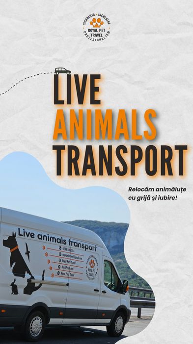 Transport autorizat A.N.S.V.S.A animale de companie Romania-Portugalia