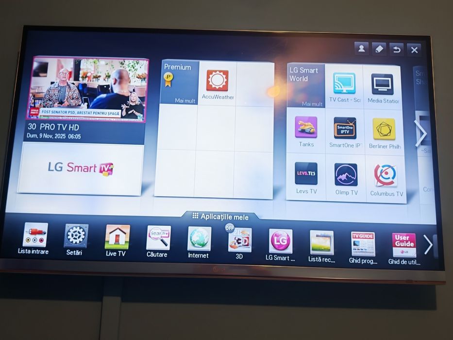 Smart TV LG 42LM670S-ZA, 107 cm, Full HD, Wi-Fi, 3D