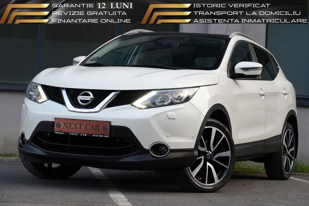 Nissan Qashqai GARANTIE 12LUNI*RATE*REVIZIE*Tekna Plus*Piele*Panorama*Camere 360*Full