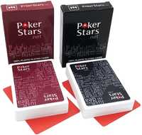 Карты пластиковые для покера 100% пластик Poker Stars (Покер Старс)