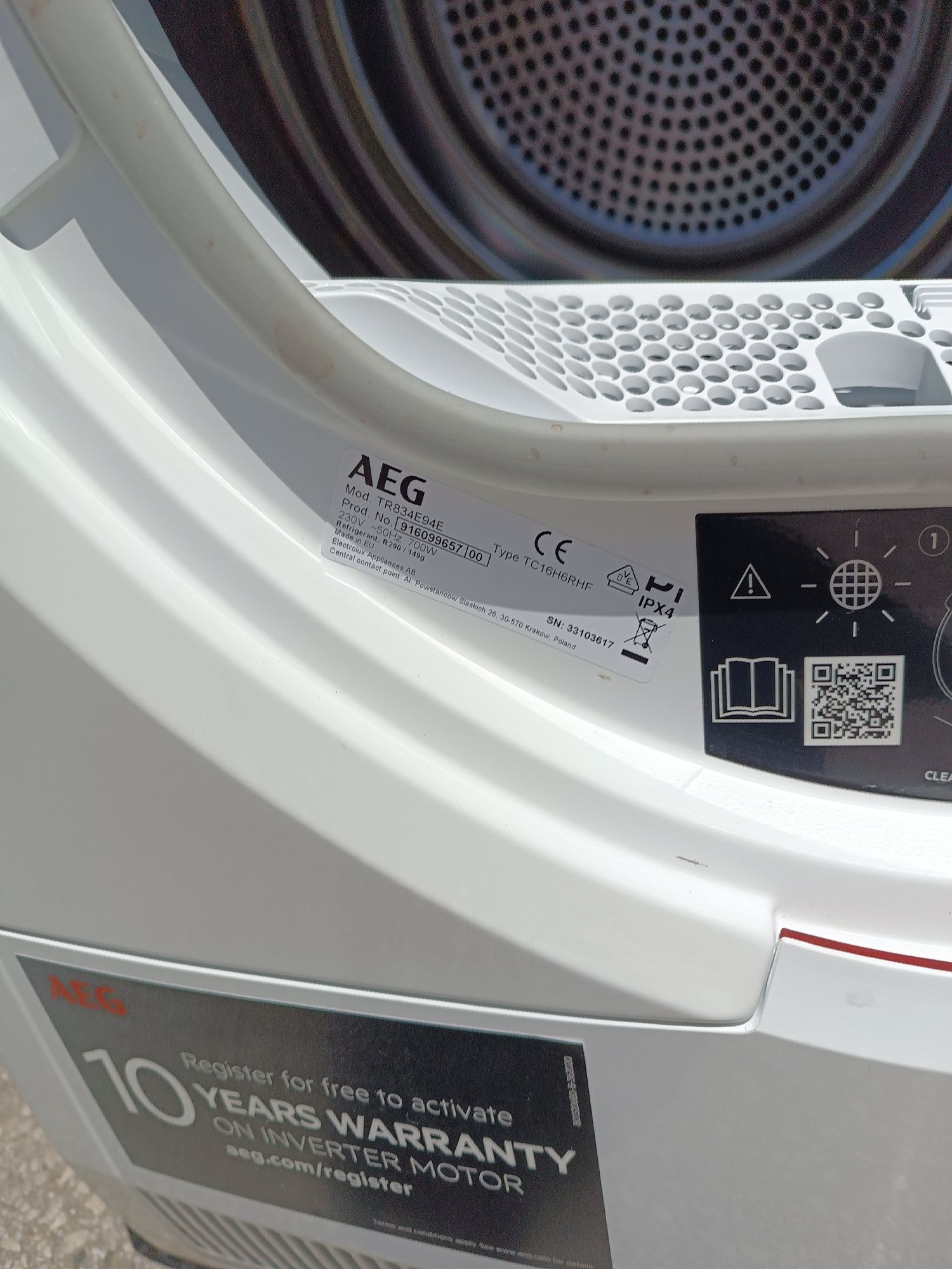 Сушилня AEG 8000 модел 23-та г.