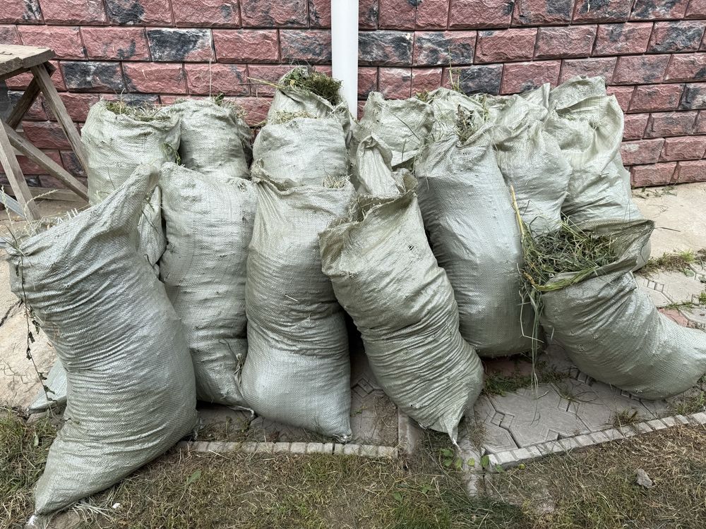 Продаю сено мешок 150 тене