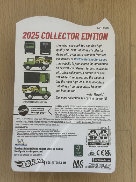 Hot Wheels Mercedes-Benz Unimog U 1300 L Mail in (Collector Edition)