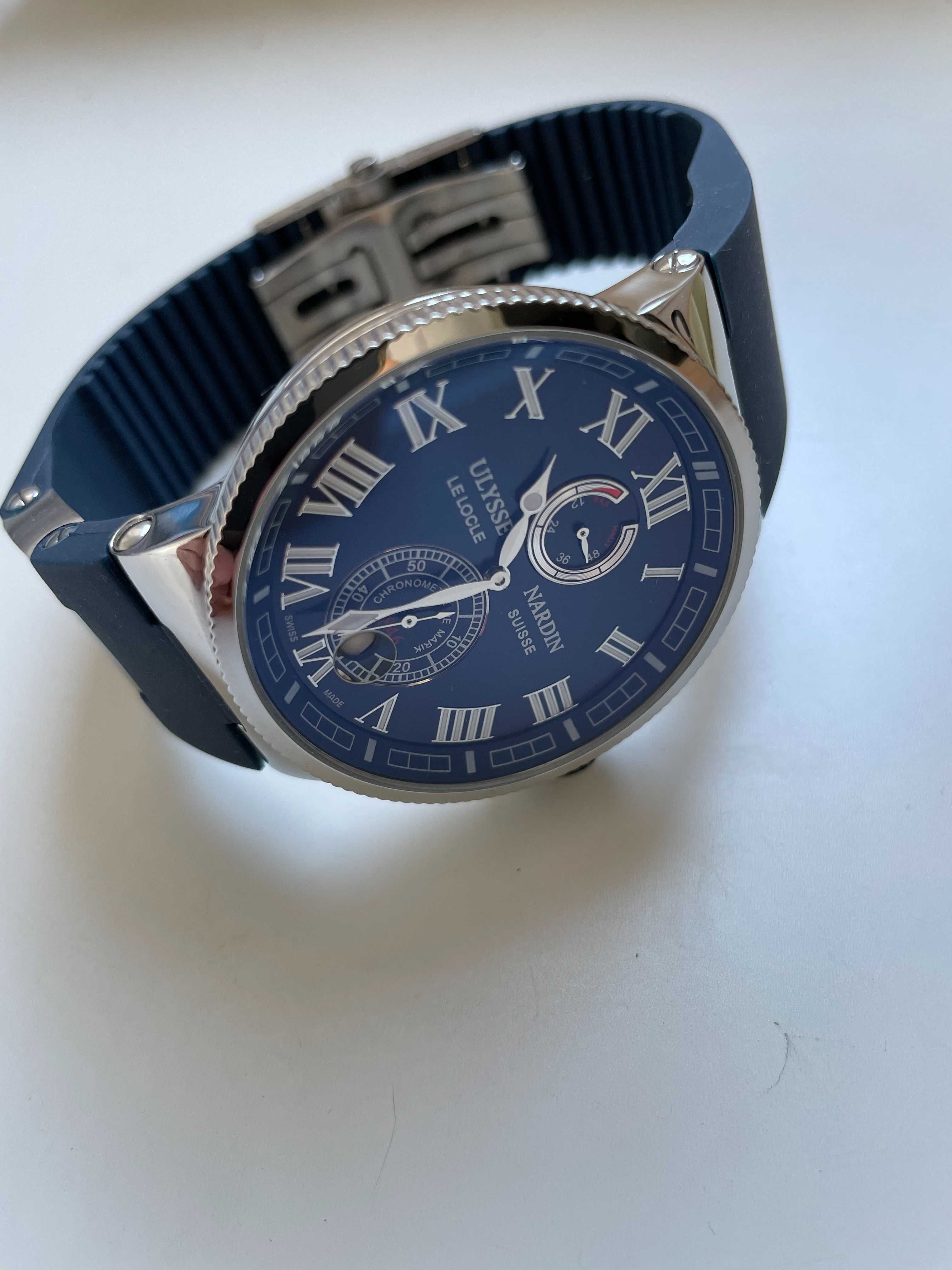 Ulysse Nardin Maxi Marine Le Locle Blue ! Poze reale, verificare colet