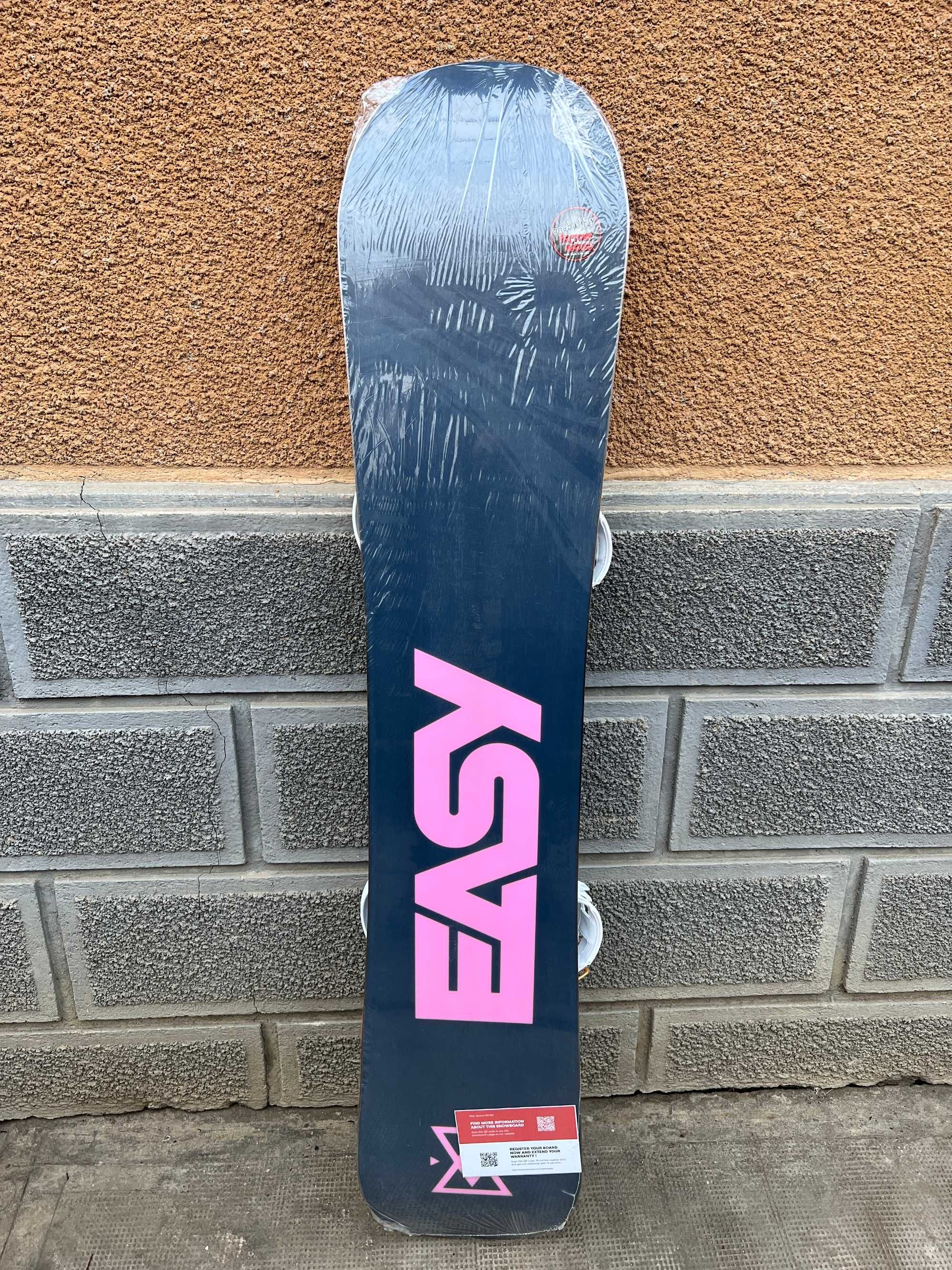 placa noua  snowboard easy pink torsion L145