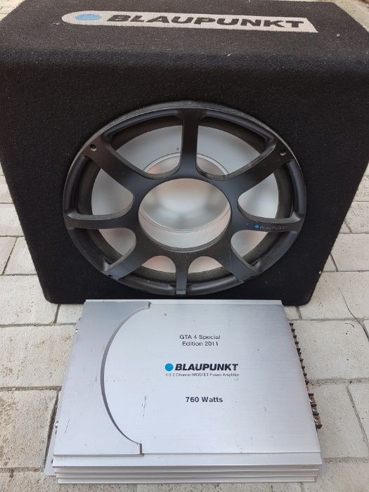 Subwoofer auto+statie BLAUPUNKT