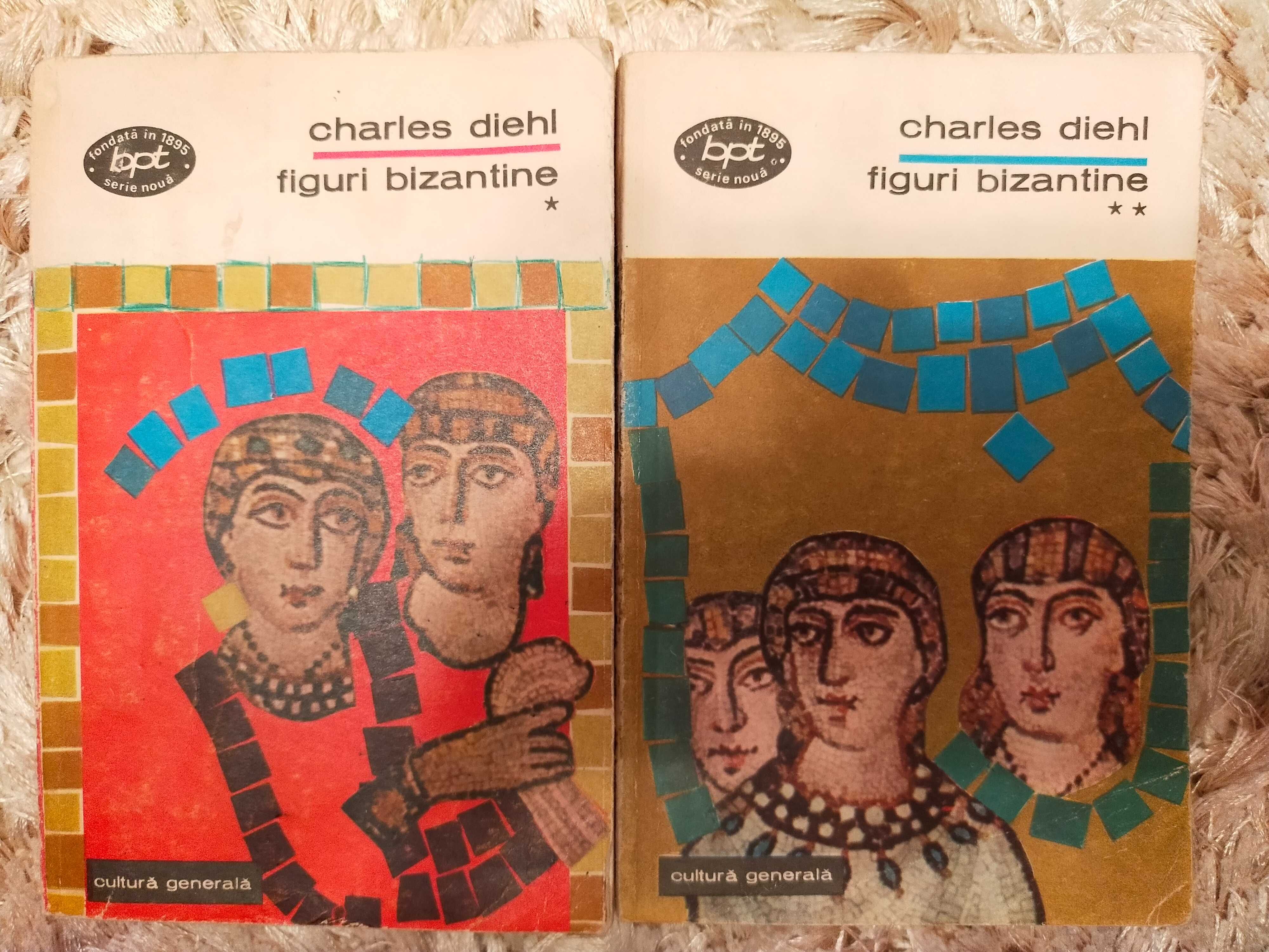 2 vol. Figuri bizantine de Charles Diehl