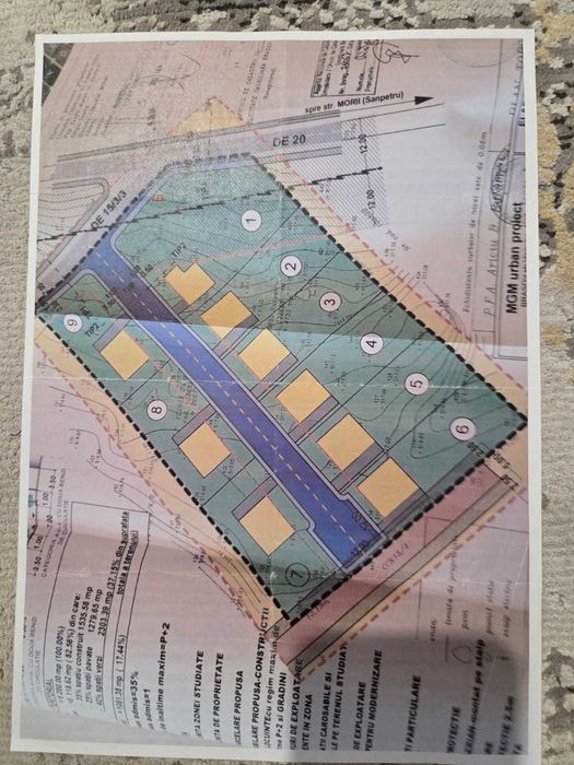 Teren intravilan 939 mp Sânpetru – PUZ aprobat, foișor și puț forat