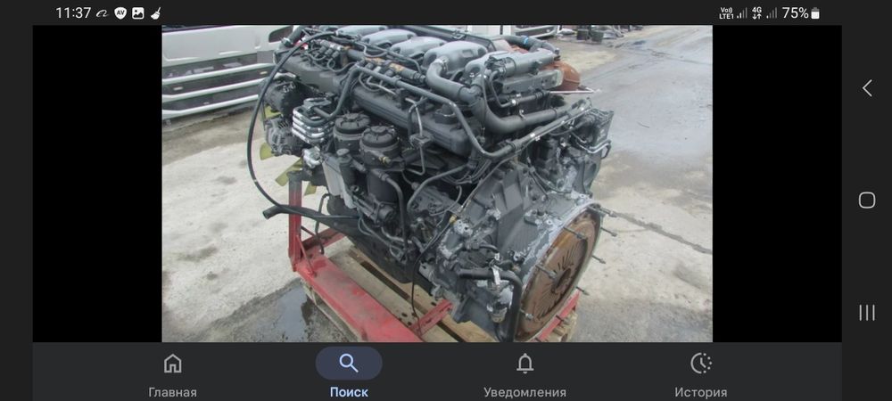 Двигатель скания Pdi 420r 2007 год.И коробка передач  для HOWO и SINOT