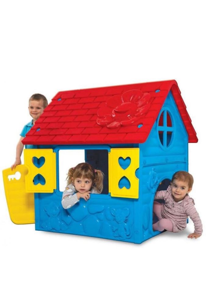 Детска къщичка за игра Dohany, 106х98х90см, Многоцветен