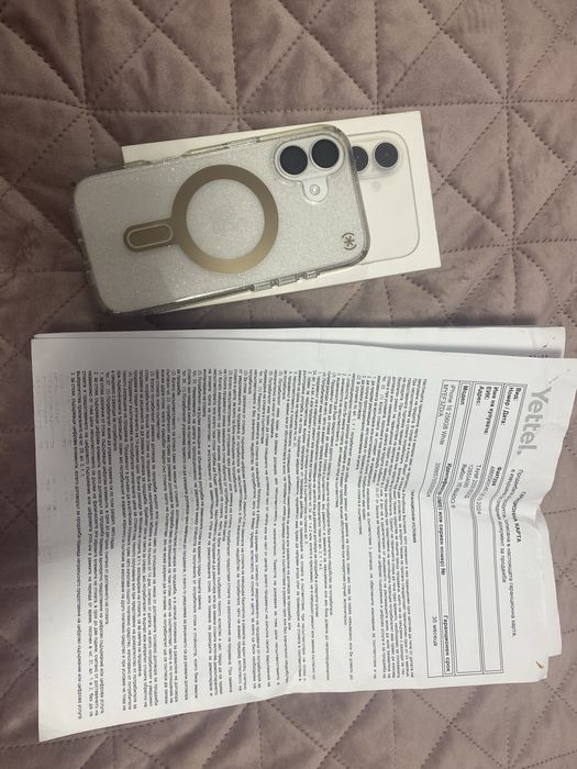 Iphone 16 white 256GB