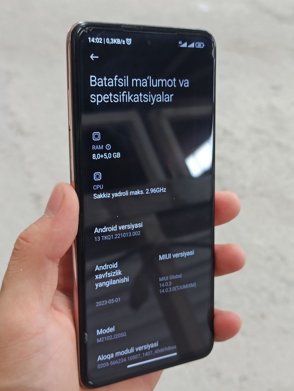 Poco x3 pro Sotiladi