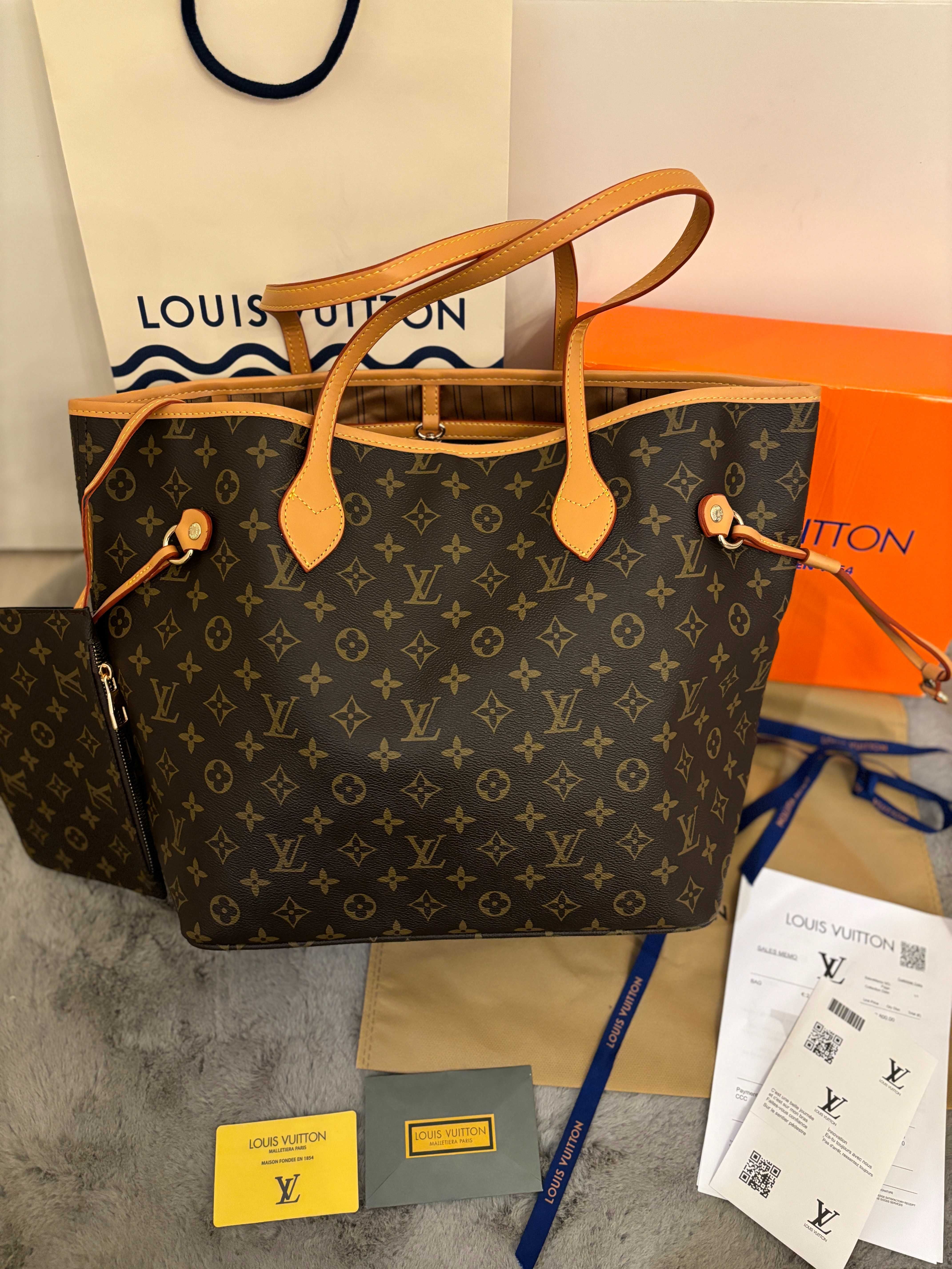 Geanta/Poșetă Louis Vuitton Neverfull 46cm latime x 29cm inaltime