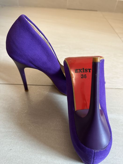 Pantofi stiletto mov