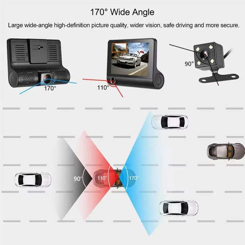 Camera Auto ,Audio-Video Tripla TSS-504,5MP