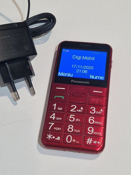 Super telefon cu butoane cu încărcător