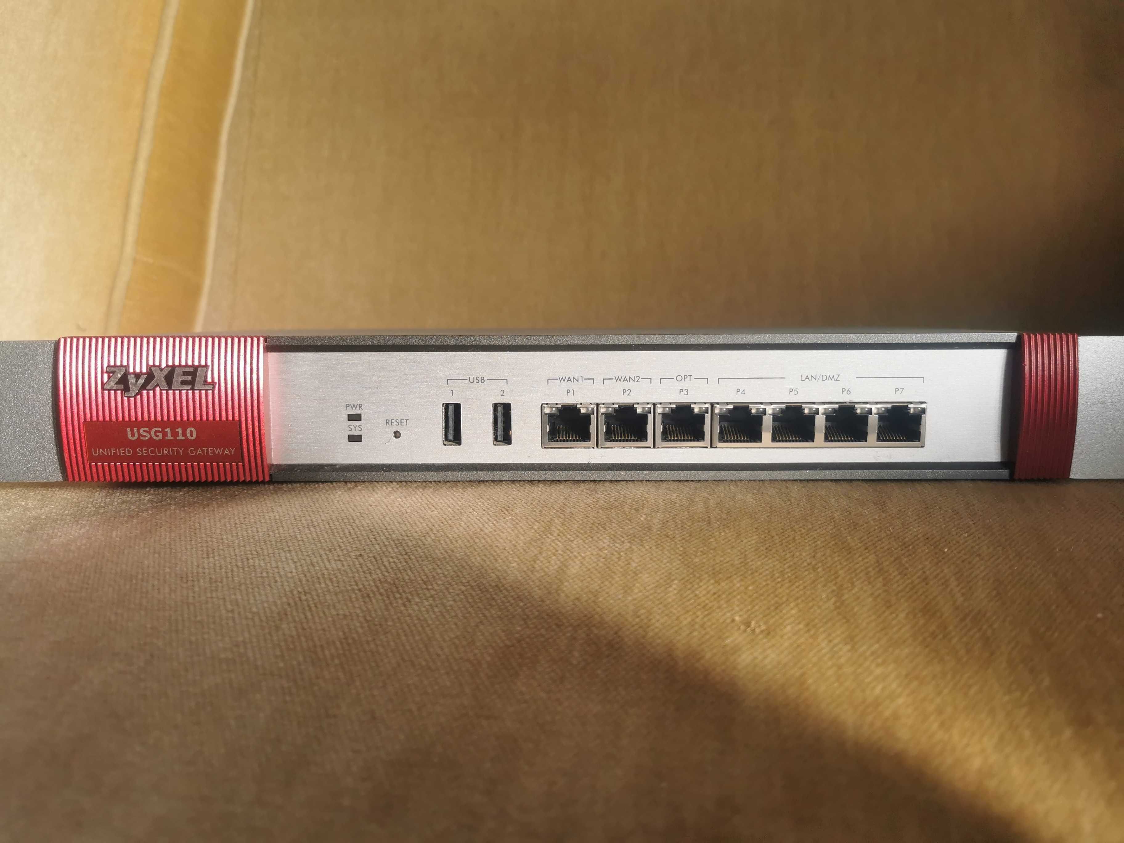 switch router firewall Zyxel USG110 Unified Security Gateway