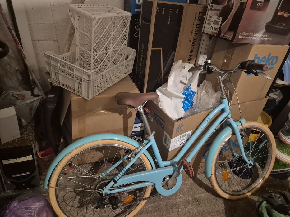 Bicicleta dama oraș 24inch B-Twin