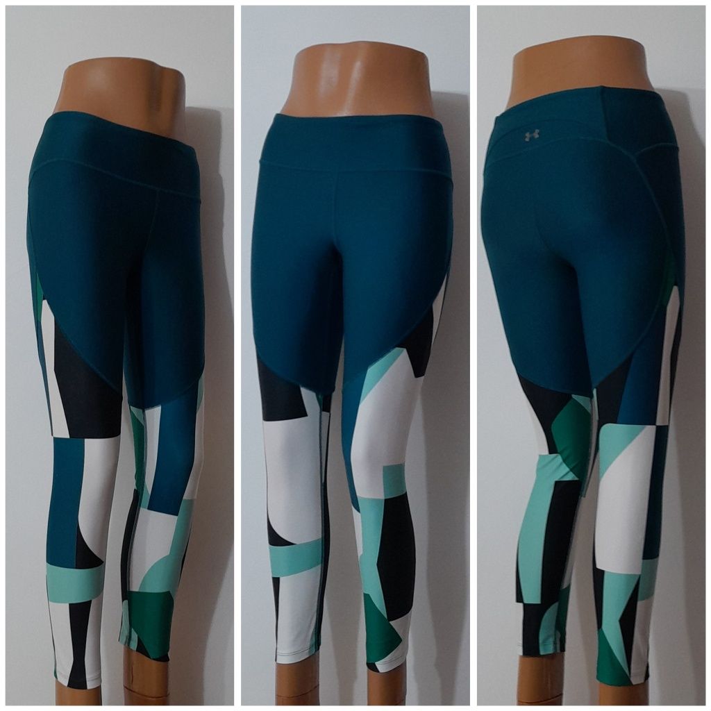 Colanti Under Armour Heat Gear, leggings sport, alergare, mărimea S