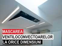 Trapa pentru mascarea ventiloconvector