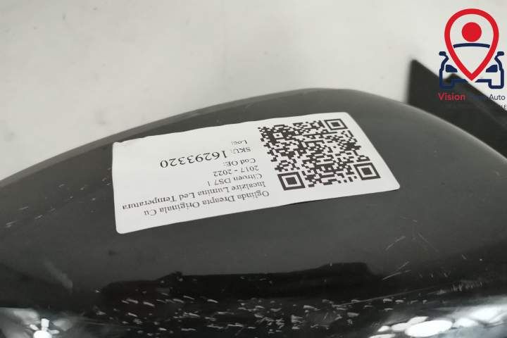 Оригинално дясно огледало с подгряване, LED светлина и температура / C