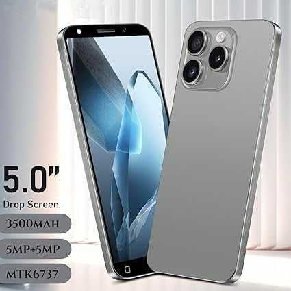 Нов евтин Отключен 4G смартфон 5" Android 10, 16GB, двойна SIM, черен