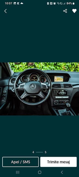 Mercedes C250 204cp cu cutie manuală.
