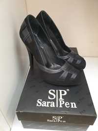 Обувки Sara Pen от естествена кожа