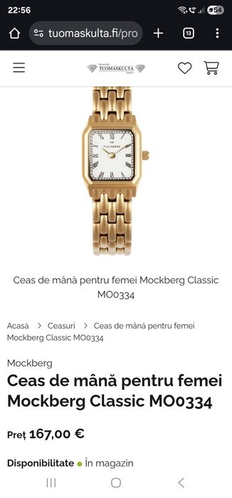 Vând ceas dama auriu