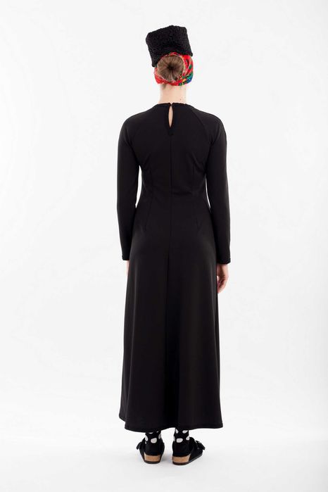 Rochie simpla, cu tiv decorativ, Nicoleta Obis, marimea M si marimea S