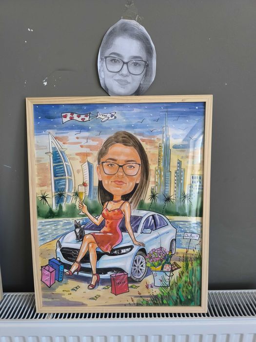 Cadouri, caricaturi și picturi la comanda
