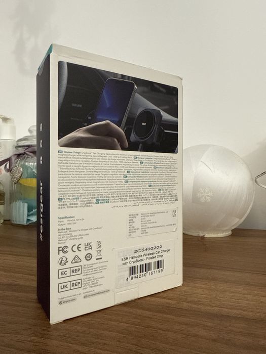 Suport auto cu incarcare MagSafe si ventilator racire - ESR HaloLock