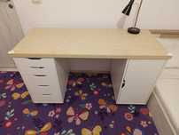 Birou Ikea CA NOU + scaun directorial perfect funcțional, preț bun