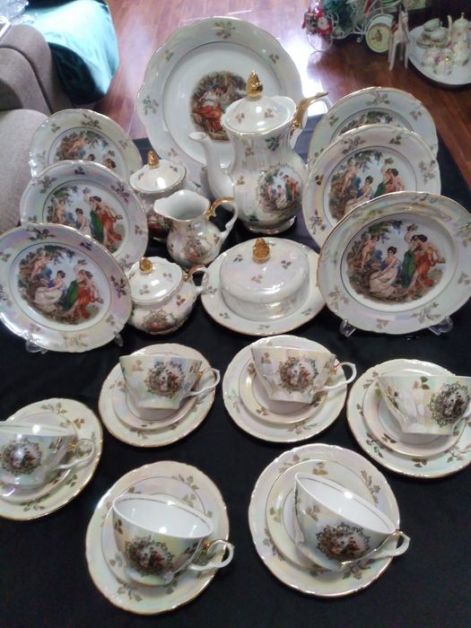 Чайный сервиз Мадонна немецская на 6 персон 30 придмета