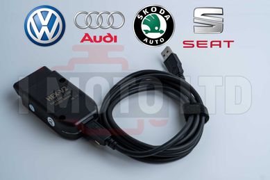 Гаранция! VCDS VAG-COM 24.5 HEX-V2 Автодиагностика за VW/AUDI/Skoda