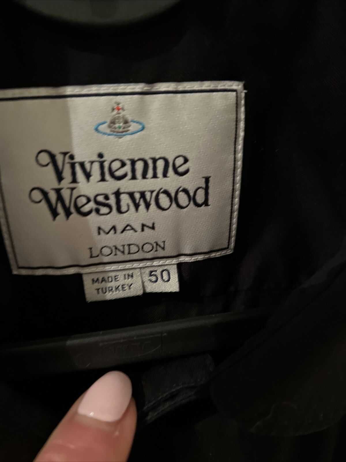 Черна риза Vivienne Westwood, разм. 50 IT (40 US) отг. на M - Medium