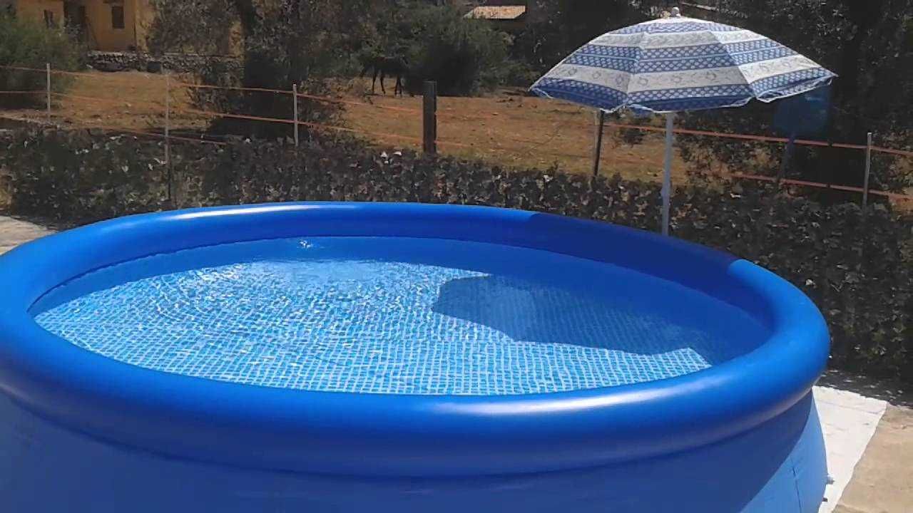 Надуваеми Басейни summer waves 244х61 и 305х76 с филтър помпа и покрив