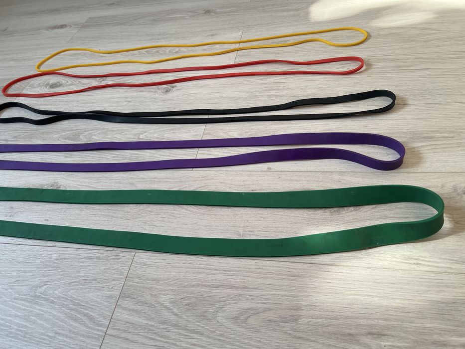 Set 5 benzi de rezistenta elastice calistenics