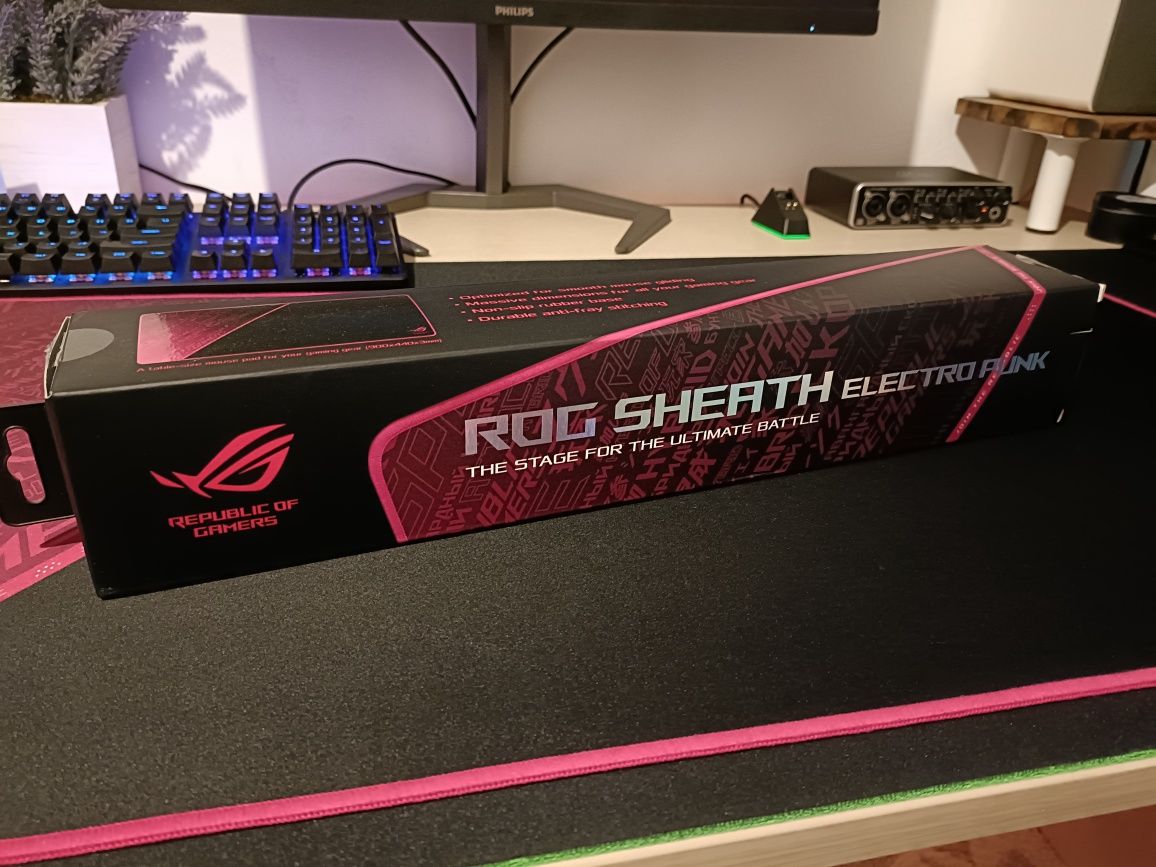 Mousepad Asus Republic of Gamers Sheath Electropunk 900 x 440 x 3 mm