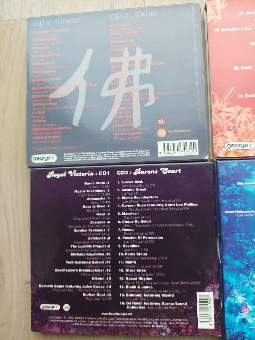 Colecție cd-uri Buddha Bar și Sidharta