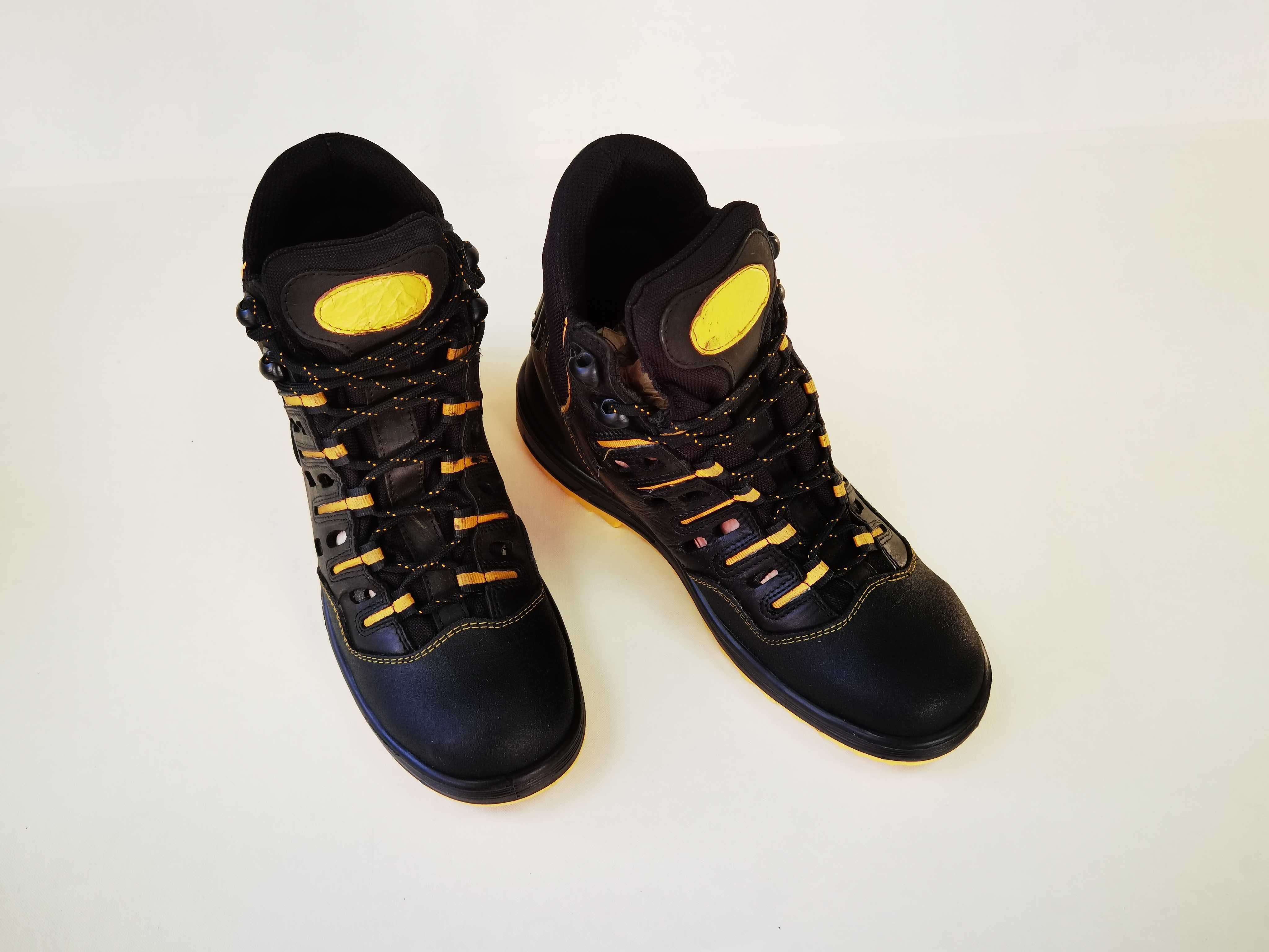 Bocanci lucru PIELE 46 47 BALTES  protectie bombeu metalic ELTEN UVEX