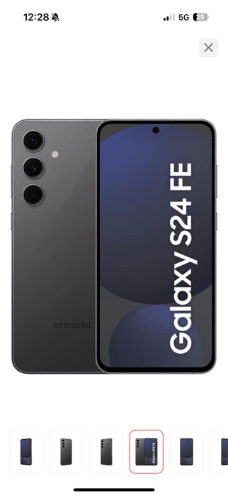Смартфон Samsung Galaxy S24 FE 5G 8 ГБ/128 ГБ черный
