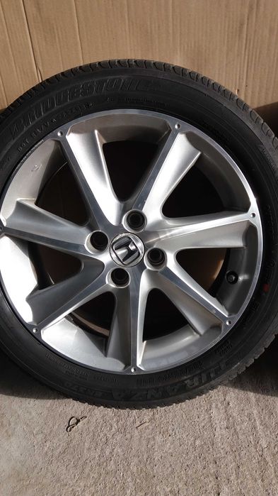 Set jante aliaj Honda R16 sh cu anvelope de vara