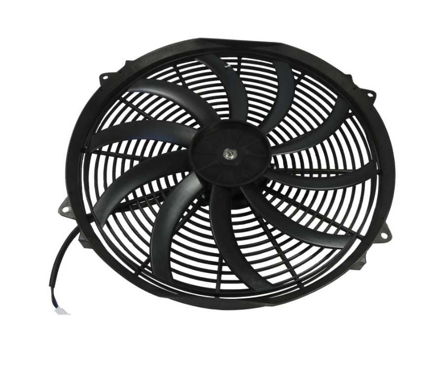 Универсален електрически вентилатор (41см) за радиатор 12V, 160W