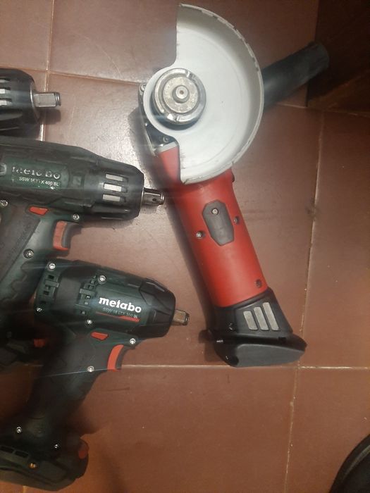 Безчеткови гайковерти Метабо и ъглошлайф