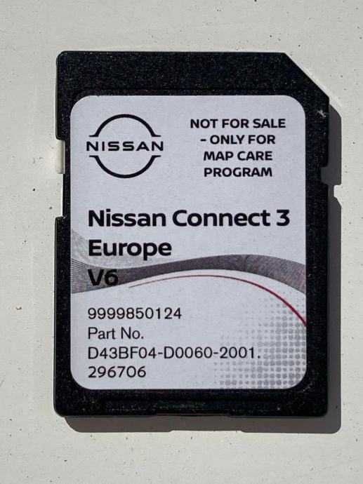 Ново 2023г NISSAN Connect3 V7 Навигационна SD Card сд карта Нисан