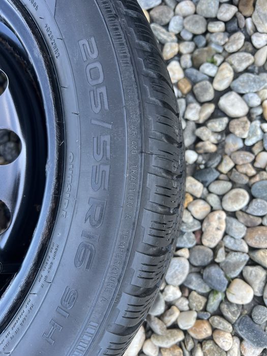 Anvelope iarna cu jante tabla