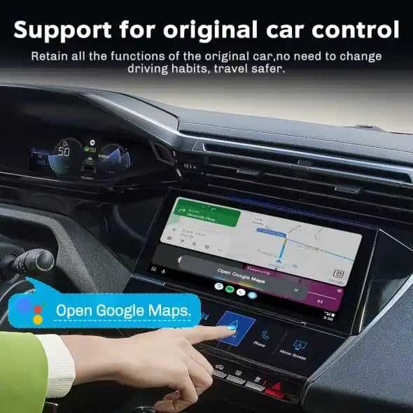 MMB Mini кабелен към безжичен Bluetooth WiFi Carplay адаптер
