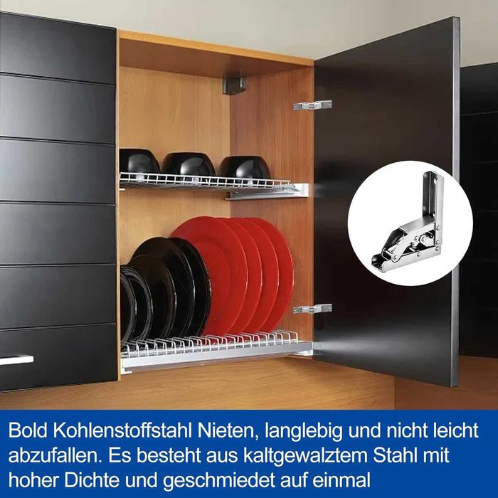 Balamale usa dulap masa cu amortizor si suruburi, 90°, 68mm, set de 2